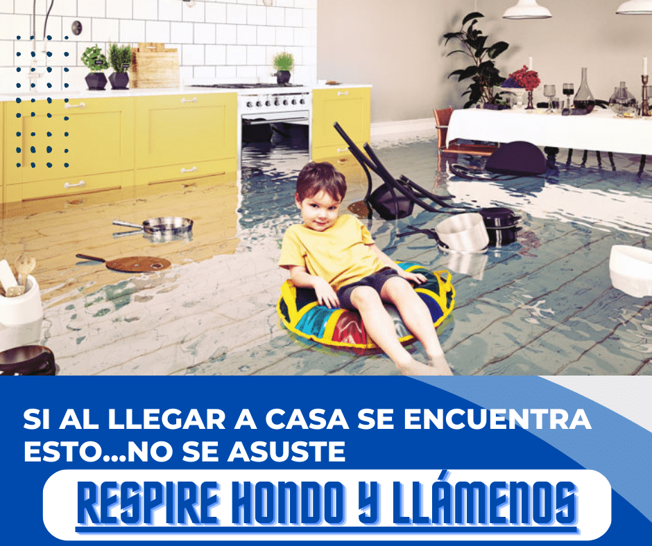 fuga de agua en casa